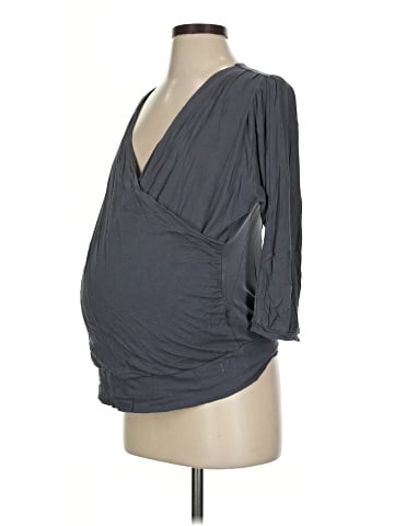 Olivia Blu Maternity 3/4 Sleeve Top (view 1)