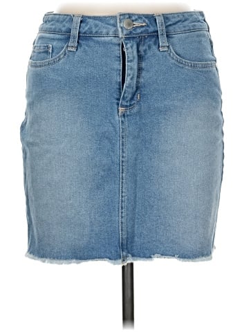 a.n.a. A New Approach Denim Skirt (view 1)