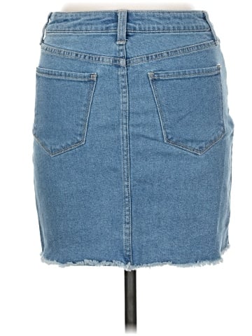 a.n.a. A New Approach Denim Skirt (view 2)