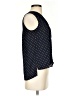 Ann Taylor 100% Polyester Polka Dots Blue Sleeveless Blouse Size S (petite) - photo 4