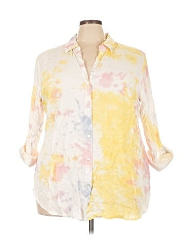 Como Vintage 3/4 Sleeve Button-Down Shirt (view 1)