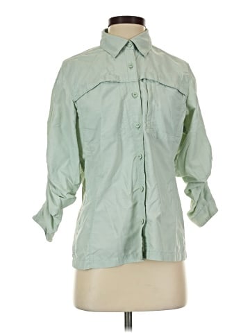 L.L.Bean 3/4 Sleeve Button-Down Shirt (view 1)