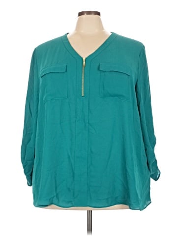 Cato 3/4 Sleeve Blouse (view 1)