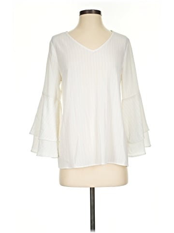 Faith and Joy 3/4 Sleeve Blouse (view 1)