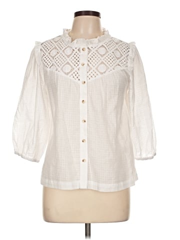 Bobi 3/4 Sleeve Blouse (view 1)