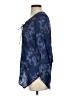 Pappagallo 100% Cotton Blue 3/4 Sleeve Blouse Size S - photo 5