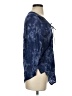 Pappagallo 100% Cotton Blue 3/4 Sleeve Blouse Size S - photo 4