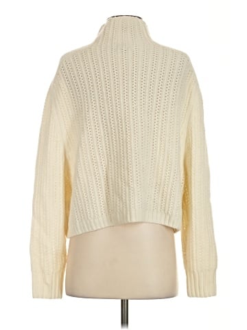 Madewell Pointelle-Stitch Mockneck Sweater (view 2)
