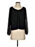 Ann Taylor 100% Polyester Black Long Sleeve Blouse Size XXS (petite) - photo 1