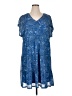 Ruby Rd. Paisley Blue Casual Dress Size XL - photo 1