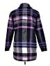 Ann Taylor LOFT 100% Polyester Plaid Purple Coat Size M - photo 2