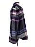 Ann Taylor LOFT 100% Polyester Plaid Purple Coat Size M - photo 4
