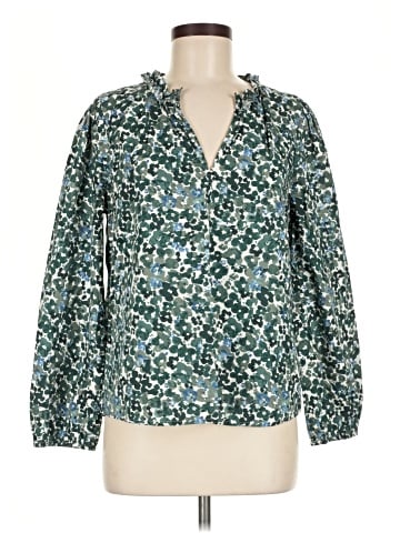 J.Crew Factory Store Long Sleeve Blouse (view 1)