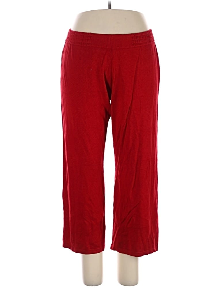 Pre-owned Iman Casual Pants In Red