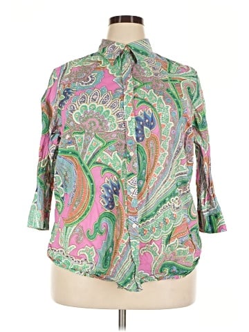 Lauren by Ralph Lauren 3/4 Sleeve Blouse (view 1)