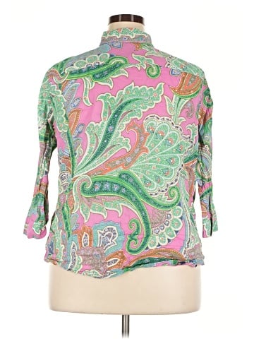 Lauren by Ralph Lauren 3/4 Sleeve Blouse (view 2)