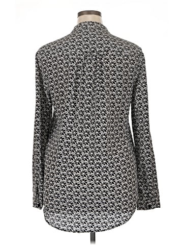 Diane von Furstenberg Long Sleeve Silk Top (view 2)
