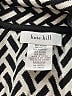 Kate Hill Chevron-herringbone Ivory Black Jacket Size M - photo 6