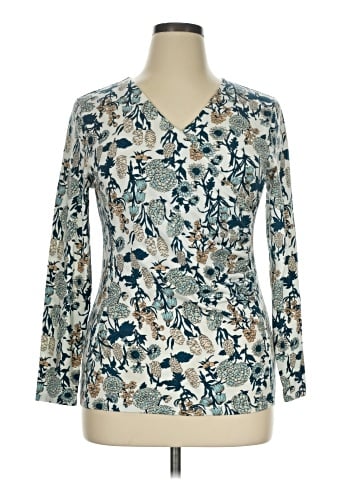 Talbots Outlet Long Sleeve Blouse (view 1)