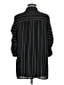 DR2 Stripes Black 3/4 Sleeve Button-Down Shirt Size M - photo 2