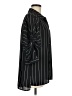 DR2 Stripes Black 3/4 Sleeve Button-Down Shirt Size M - photo 4