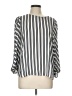 Ann Taylor LOFT 100% Polyester Silver 3/4 Sleeve Blouse Size Lg Petite - photo 1
