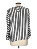 Ann Taylor LOFT 100% Polyester Silver 3/4 Sleeve Blouse Size Lg Petite - photo 2