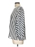 Ann Taylor LOFT 100% Polyester Silver 3/4 Sleeve Blouse Size Lg Petite - photo 5