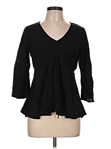 No Boundaries 3/4 Sleeve Blouse (view 1)