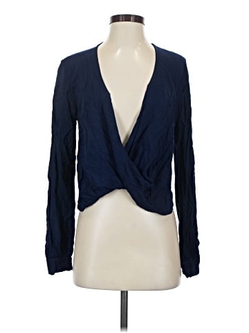 Blue Life Long Sleeve Blouse (view 1)