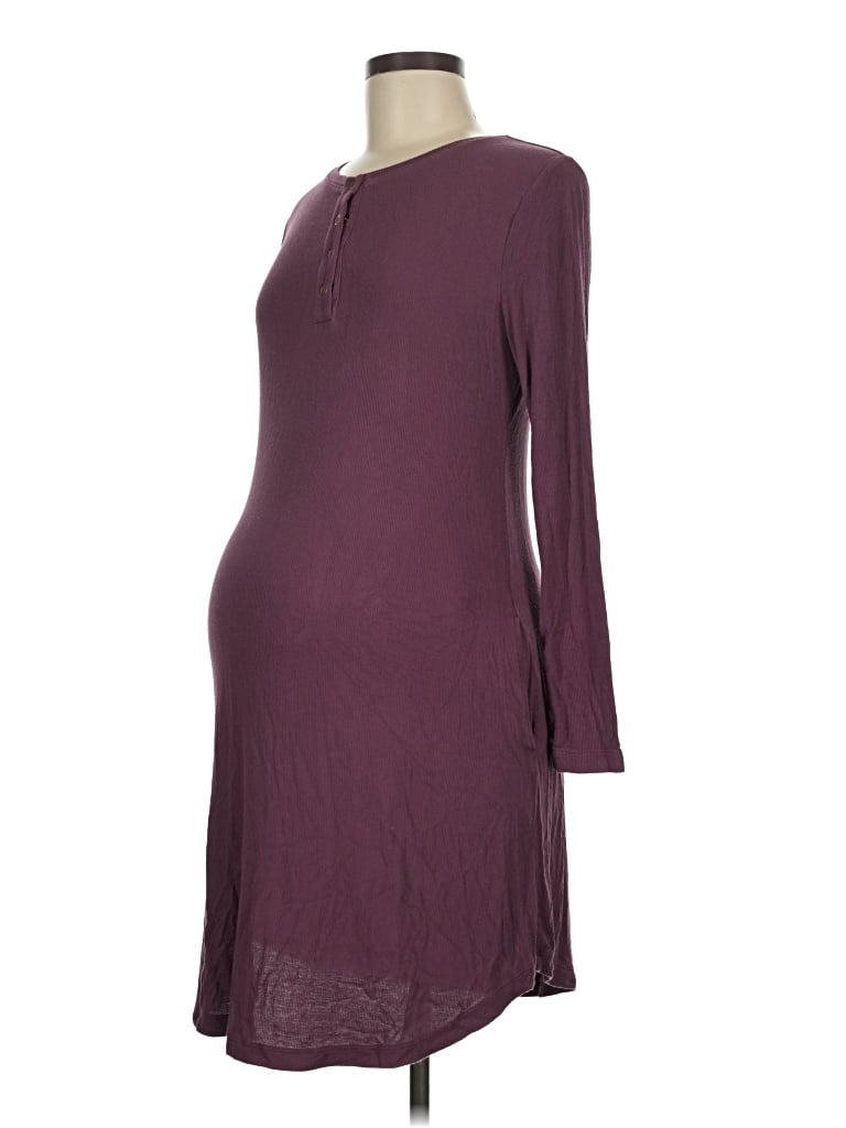 Pre-owned Kindred Bravely Casual Dress In Burgundy