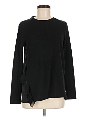 Zara W&B Collection Long Sleeve Top (view 1)