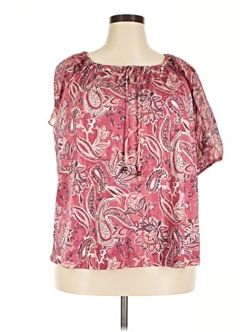 Perseption Concept Short Sleeve Blouse (view 1)