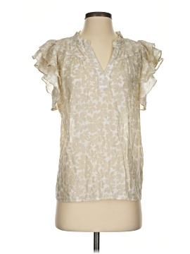 Como Black Short Sleeve Blouse (view 1)
