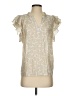 Como Black Ivory Short Sleeve Blouse Size S - photo 1