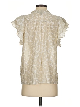 Como Black Short Sleeve Blouse (view 2)