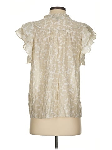 Como Black Short Sleeve Blouse (view 2)