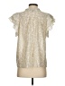 Como Black Ivory Short Sleeve Blouse Size S - photo 2