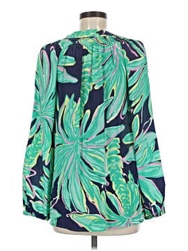 Lilly Pulitzer Long Sleeve Silk Top (view 2)