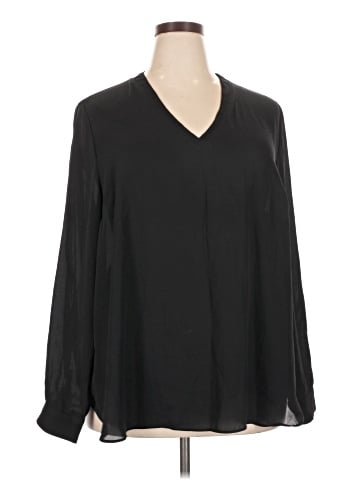Lane Bryant Outlet Long Sleeve Blouse (view 1)
