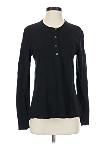 James Perse Long Sleeve Henley (view 1)