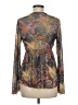 Shein Brown Long Sleeve Blouse Size 6 - photo 2