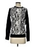 Equipment 100% Wool Paisley Black Wool Pullover Sweater Size XS - photo 1