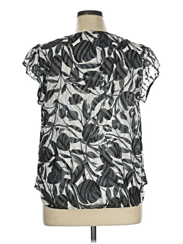 Cable & Gauge Short Sleeve Blouse (view 2)