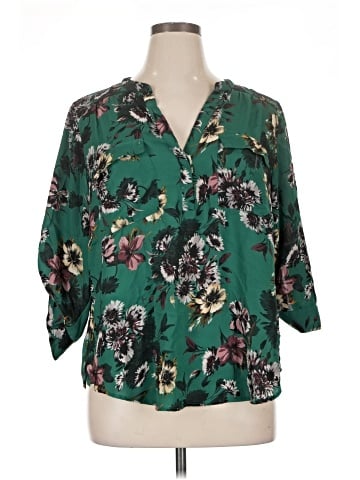 Philosophy Republic Clothing 3/4 Sleeve Blouse (view 1)