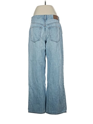 Madewell Petite Curvy Superwide-Leg Jeans in Ahern Wash: Airy Denim Edition (view 2)