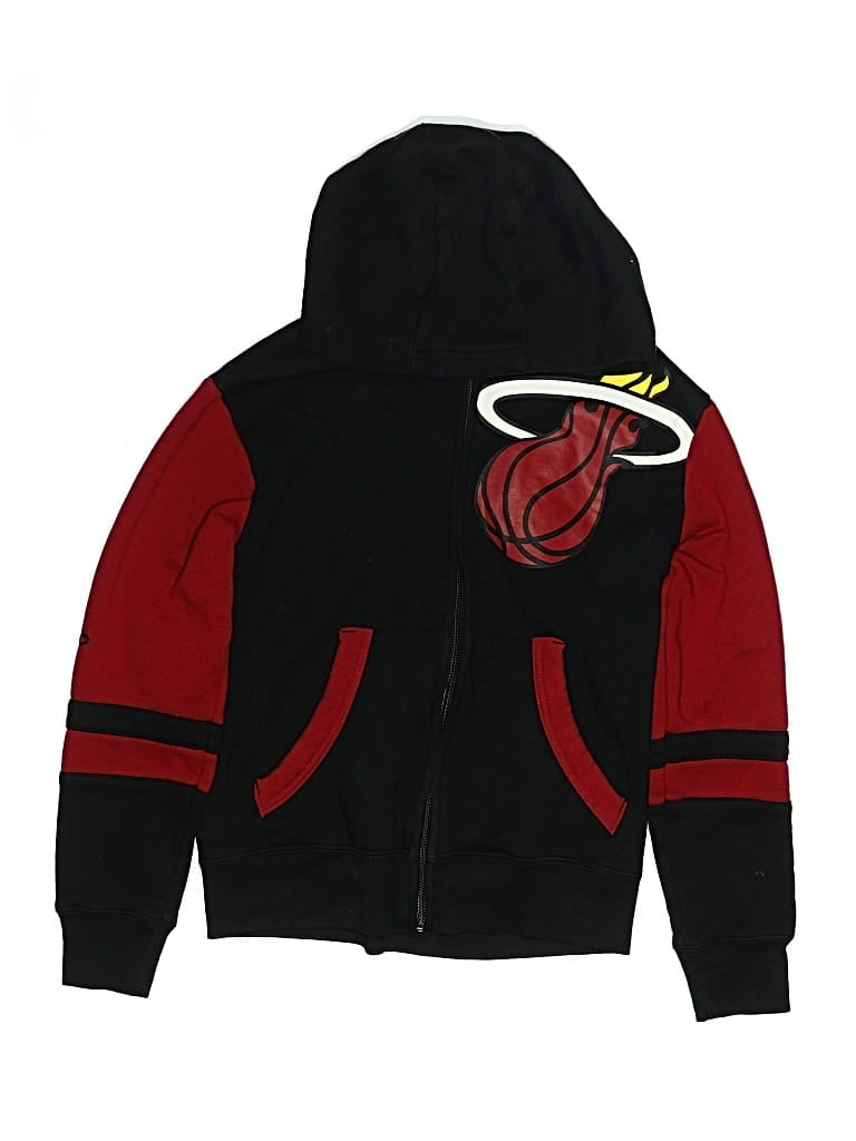 Pre-owned Nba Kids' Zip Up Hoodie In Black