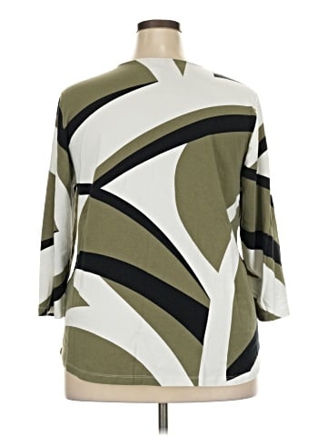 Weekends by Chico's 3/4 Sleeve T-Shirt (view 2)