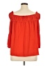 CeCe Orange 3/4 Sleeve Blouse Size XL - photo 2