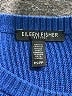 Eileen Fisher Solid Blue Pullover Sweater Size S (petite) - photo 7